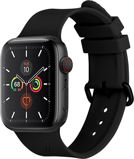 Native Union Silicon Strap Apple Watch Series 1-6/SE 42-44mm - Slate Black